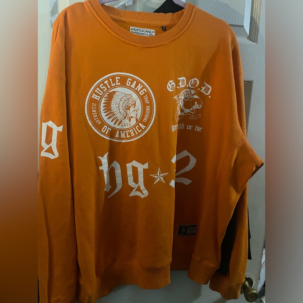 Mens Hustlegang Sweatshirt 3x